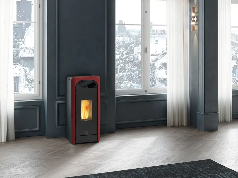 EK63 BERRY90+ ACIER BORDEAUX 9,2 kW