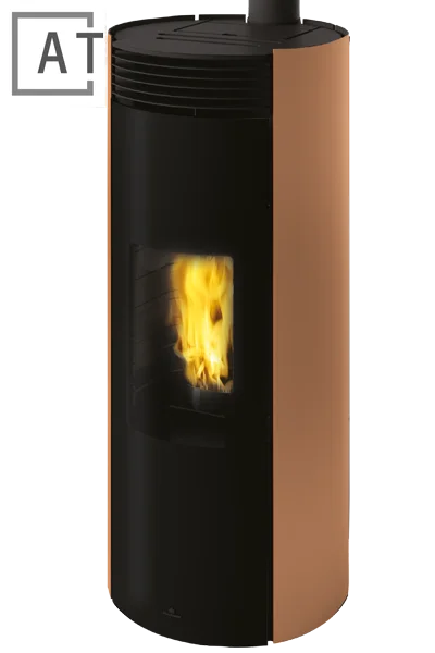 Edilkamin Libra X 9+, flancs en acier moka