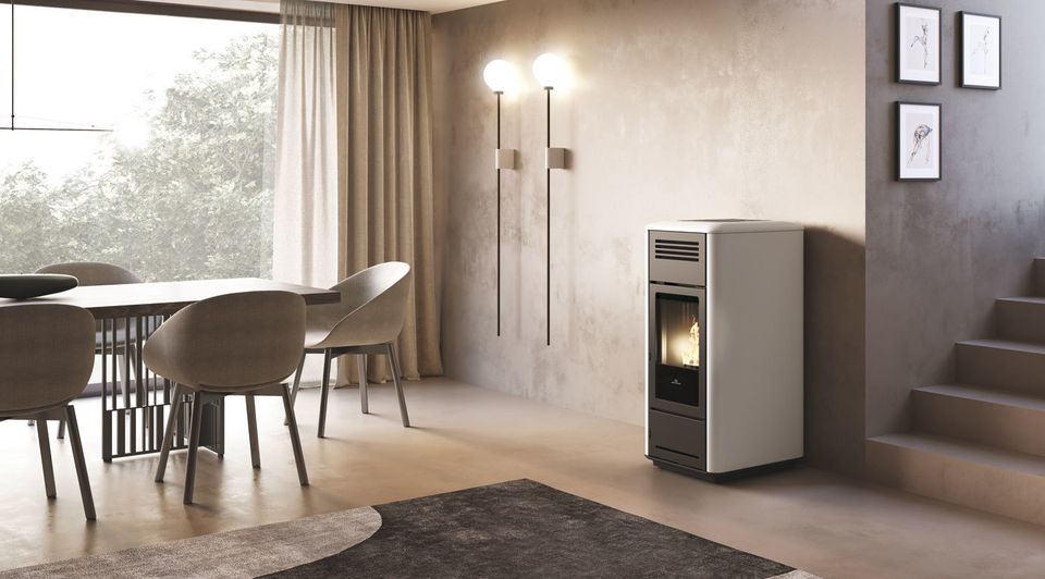 Edilkamin Milla H 15 Evo, blanc crème