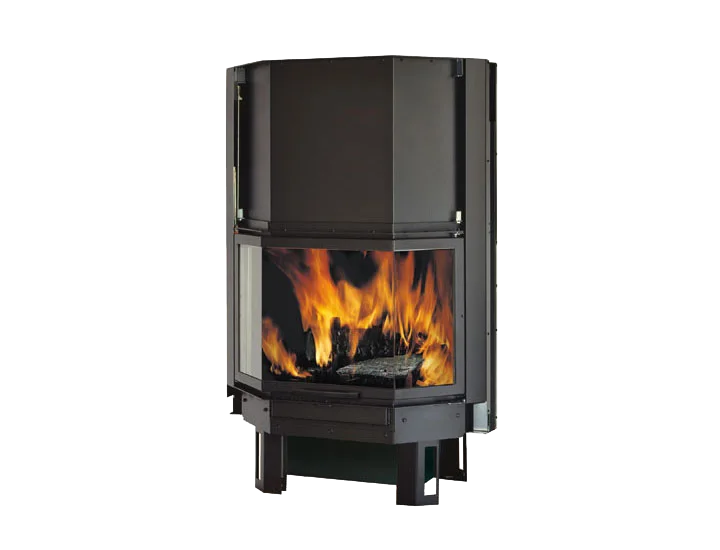 EK63 Firek 3, foyer à bois à vitre prismatique