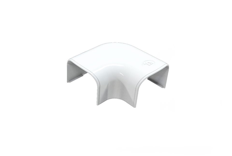 Coude plat Tecnosystemi Optima CP blanc