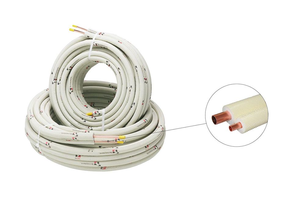 Liaison frigorifique isolée Tecnosystemi Top Line en couronne